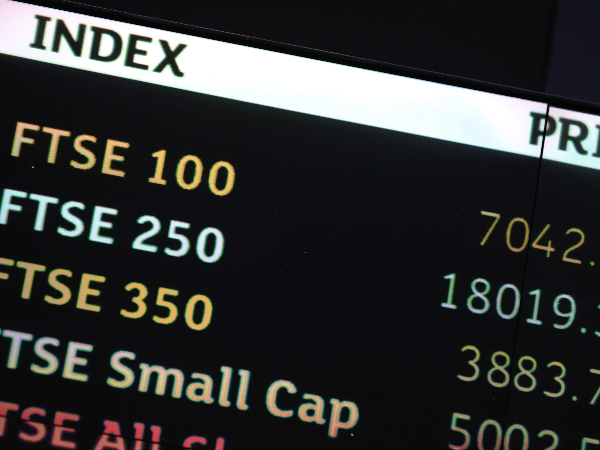 FTSE Index screen