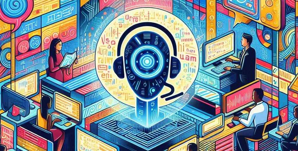 AI driven translation illustration