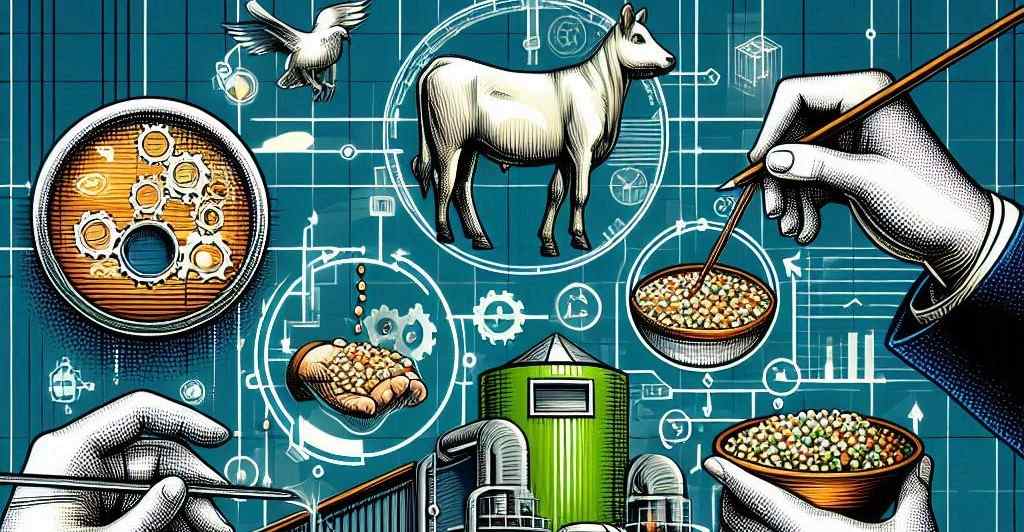 Image illustrating animal feed