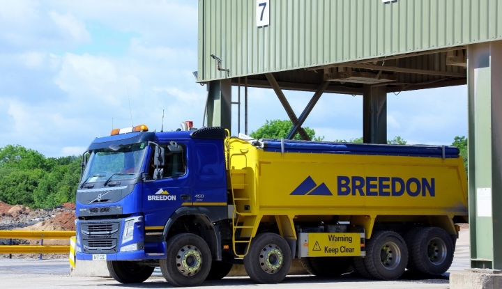 Breedon lorry