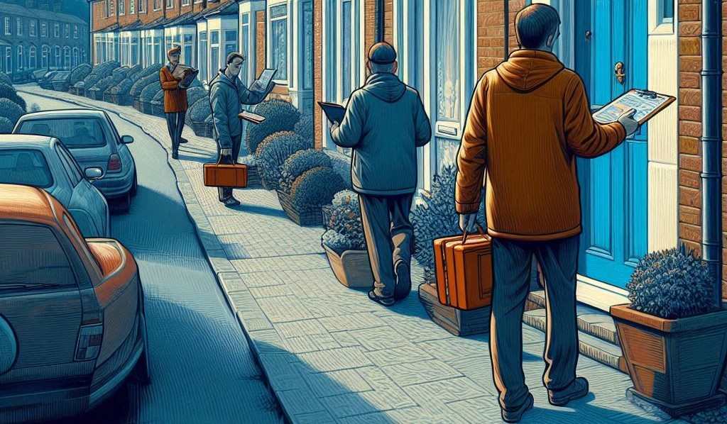 Door to door sales people