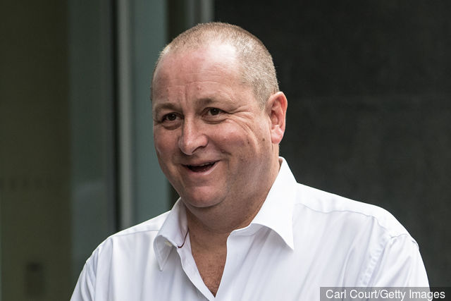 Mike Ashley boss of Sports Direct