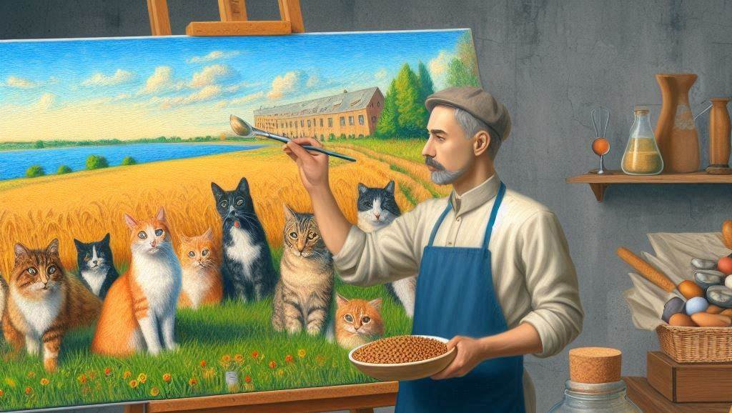 Picture of a creator of pet food