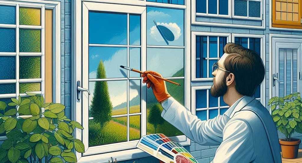 Picture illustrating upvc windows