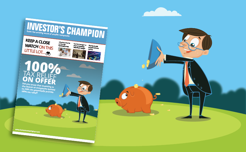 Investors Champion AIM magazine cover
