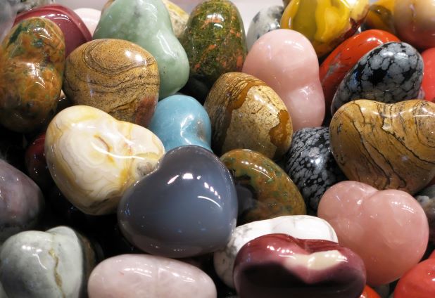 Coloured stones