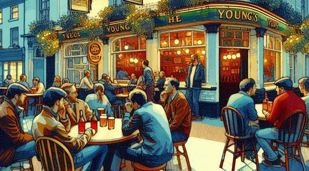 Young & Co pub illustration