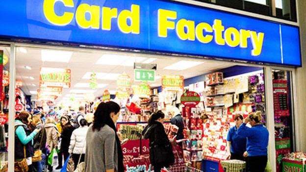 Card Factory store front