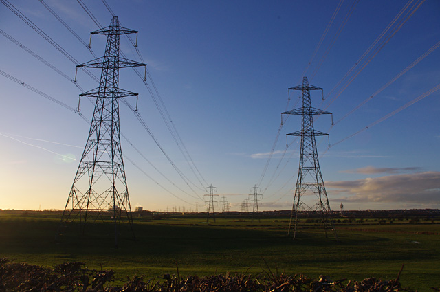 Electricity pylons in the UK